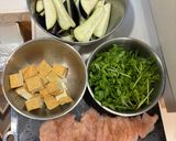 ナス鶏胸肉と厚揚げの柚こしょう煮込み作り方1写真