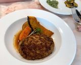 レモングラス香るオニオンソースハンバーグ作り方15写真