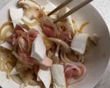 レンジで！エリンギ豚小松菜炒め作り方3写真