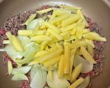 じゃがいもと玉ねぎとひき肉で✳︎オムレツ作り方4写真