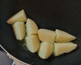 新じゃが芋のじゃがバタ明太パスタ作り方2写真
