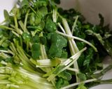 色々きのこと大葉とかいわれのパスタ作り方7写真