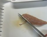 三姉妹の実家メシ・鶏ささみの梅じそ焼き作り方2写真