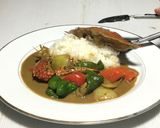 渡り蟹のグリーンカレー作り方19写真