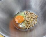 納豆とたまごのライスペーパーお好み焼き作り方1写真
