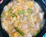 豆腐1丁、幸せに消えます。エビ玉塩あん作り方10写真