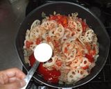 蓮根ミートソースパスタ♪簡単レシピ作り方10写真
