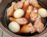 手羽元と卵の🌟こっくり甘酢煮作り方3写真