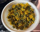 タンポポの花で作る蜂蜜みたいなシロップ作り方2写真