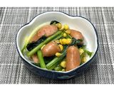 ウインナーと小松菜のにんにく醤油★動画有作り方14写真