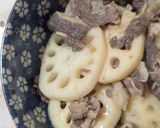 簡単★昼食！牛肉と蓮根のポン酢炒め作り方3写真