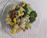 コーンと豆とナッツのマスタードサラダ作り方3写真