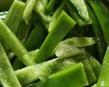 ピーマンの塩昆布和え作り方1写真