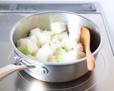 胡椒が合う【冬瓜の鶏そぼろ煮】冷たくても作り方3写真