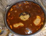 デミきのこ煮込みチーズｉｎハンバーグ作り方9写真