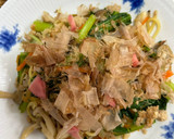 生姜風味の和風焼きそば作り方8写真