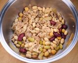 ほっこり和食の♪牛丼の具と大豆の煮物😋作り方1写真