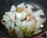 大根と豚肉の煮物作り方2写真