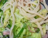 春キャベツの焼きうどん🥬作り方3写真