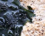 豚肉の茹で汁で☆わかめとたまごのスープ作り方4写真