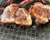 絶品！私のタレ！美味なる辛ダレに漬けた豚肩肉！作り方3写真