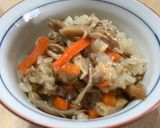 絶品♡舞茸おこわ作り方6写真