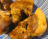豚うで肉ブロックの角煮作り方4写真