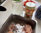 鶏胸肉とマカロニのチーズトマト煮作り方1写真