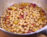 ほっこりあま～い💖大豆とさつまいもの甘煮作り方4写真
