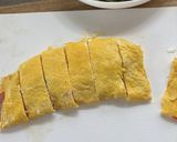 朝食のハム入りオムレツ（プチ減塩）作り方4写真