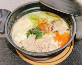 夕飯にもピッタリ！豚バラとレタスの豆乳鍋作り方6写真