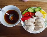 不器用ゆで鶏のスープ作り方1写真