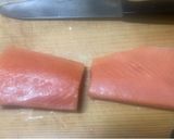 レアサーモンカツ作り方1写真
