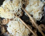 残った冷や麦を蒸し焼きそばに作り方9写真