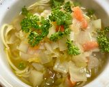 余ったスープと麺でスープスパゲッティ作り方3写真