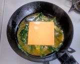 チーズ入り洋風ニラ玉作り方5写真