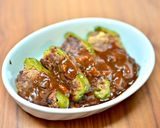 時短でピーマンの肉詰め♡ハヤシソース作り方8写真