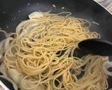 ワンパン和風にんにくじょうゆパスタ作り方5写真