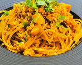 ホッケンミー(福建麺)風　カレーパスタ作り方8写真