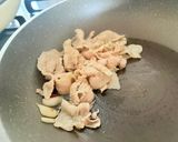 茄子と豚こま肉の和風ペペロンチーノパスタ♫作り方5写真