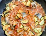 水煮缶で☆さばのトマト煮込み作り方3写真