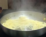 柿と生ハムのパスタ作り方20写真