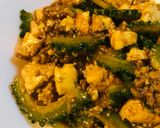 甜麺醤ベースのゴーヤー麻婆豆腐作り方3写真