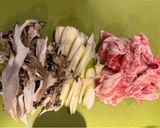 簡単！豚バラ舞茸つけ汁うどんorそば作り方1写真