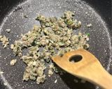炒飯チャーハン残った餃子のタネで作り方3写真