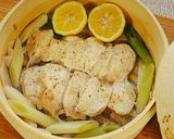 せいろでしっとり蒸し鶏と鶏皮串焼き作り方8写真