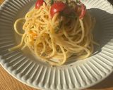 にんじんドレッシングを使った冷製パスタ作り方7写真