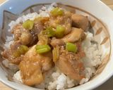 簡単❗️照り焼きねぎまチキン。さっぱり焼き鳥丼作り方3写真