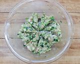 薔薇蒸し餃子　野菜添え作り方2写真