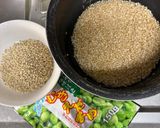 もち麦混ぜご飯作り方1写真